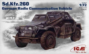 ICM 72431 Sd.Kfz.260, véhicule de communication radio allemand (1/72)