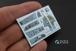 Intérieur coloré imprimé en 3D sur papier décalcomanie Quinta Studio QD48056 Su-17M4/22M4 (pour kit KittyHawk) 1/48 – immagine 6
