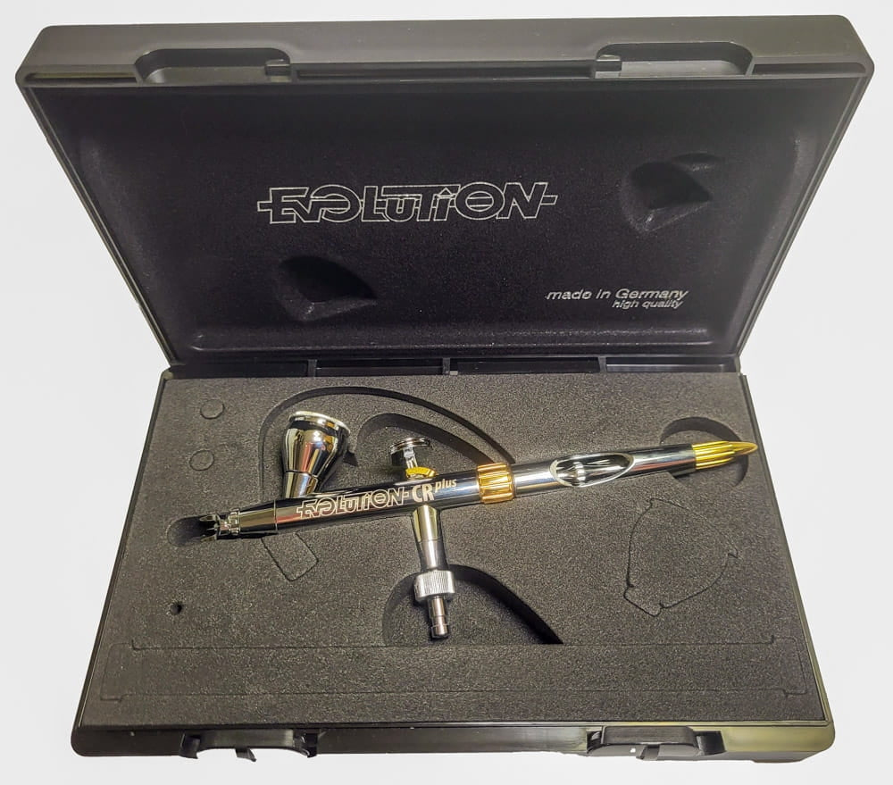 Aérographe 2 en 1 Harder &amp;amp; Steenbeck 121233 Evolution CR Plus 2024 (buse de 0,28 mm + 0,45 mm) – imagen 2