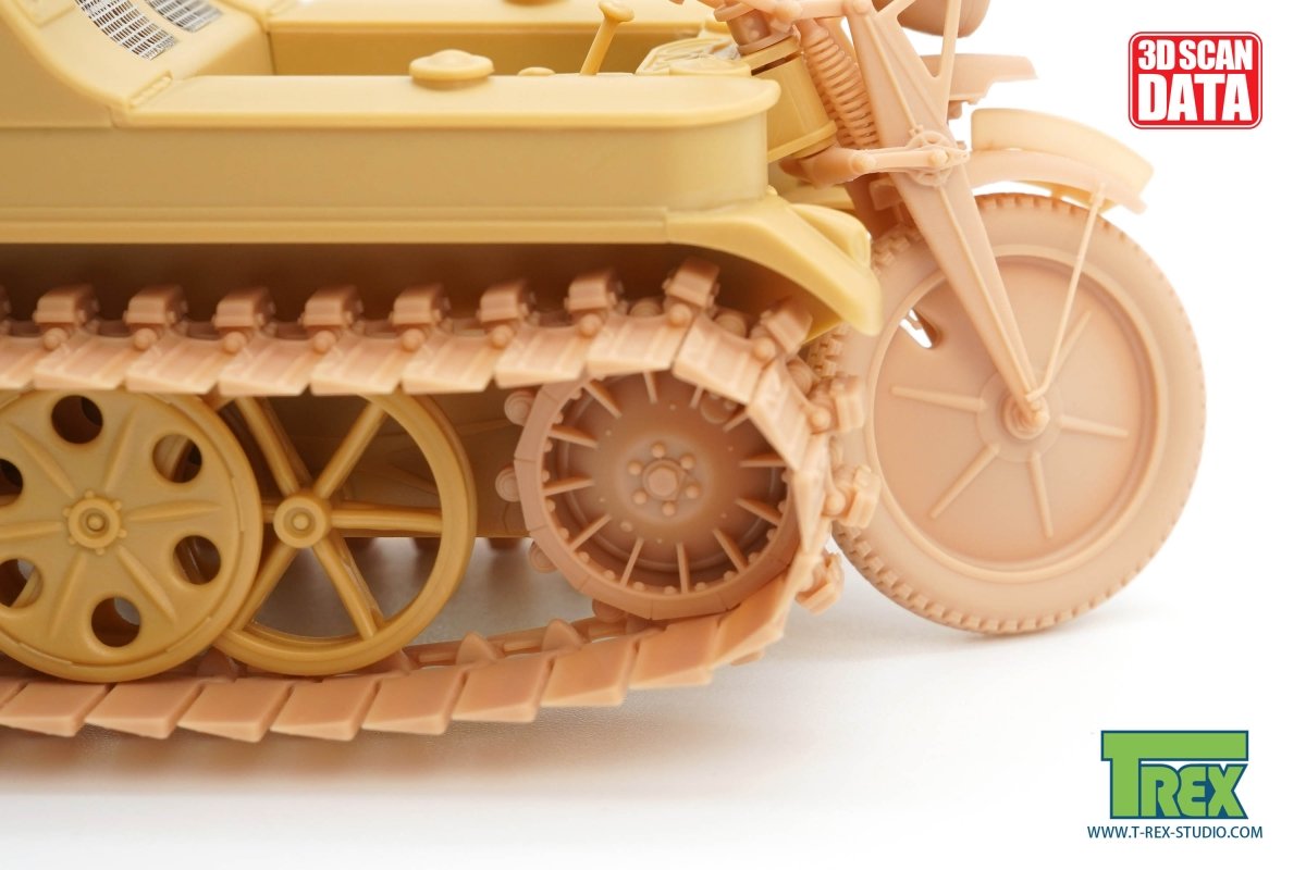T-Rex Studio TR85060 Kettenkaraftrad Winterkette avec pignons et roues Type 2 1/35 – image 2