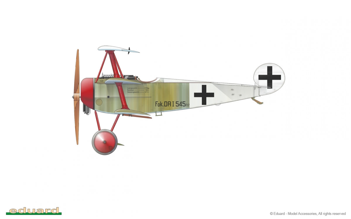 Eduard 7039 Fokker Dr. I 1/72 – immagine 6