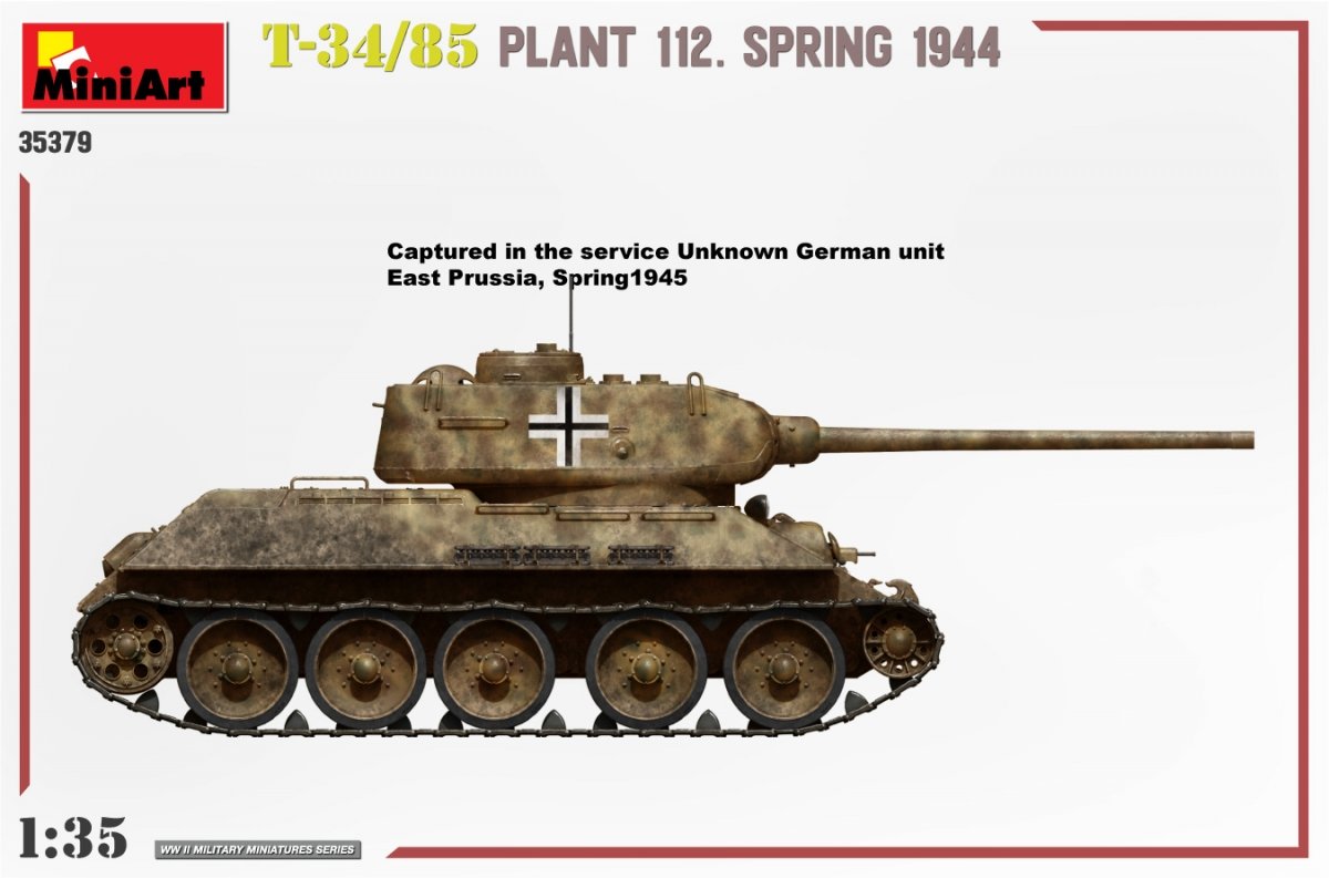 MiniArt 35379 T-34/85 USINE 112. PRINTEMPS 1944 1/35 – Bild 10