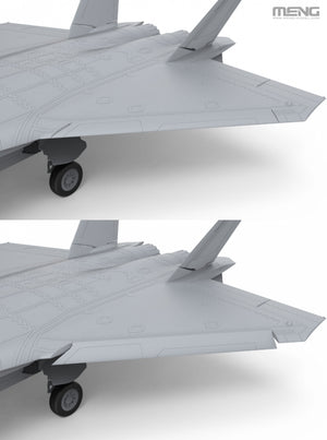 Meng LS-002 Chasseur furtif chinois J-20 1/48 – image 10