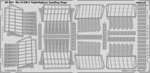 Eduard 48867 Do 215B-5 Volets d&amp;#39;atterrissage de chasseur de nuit 1/48 ICM