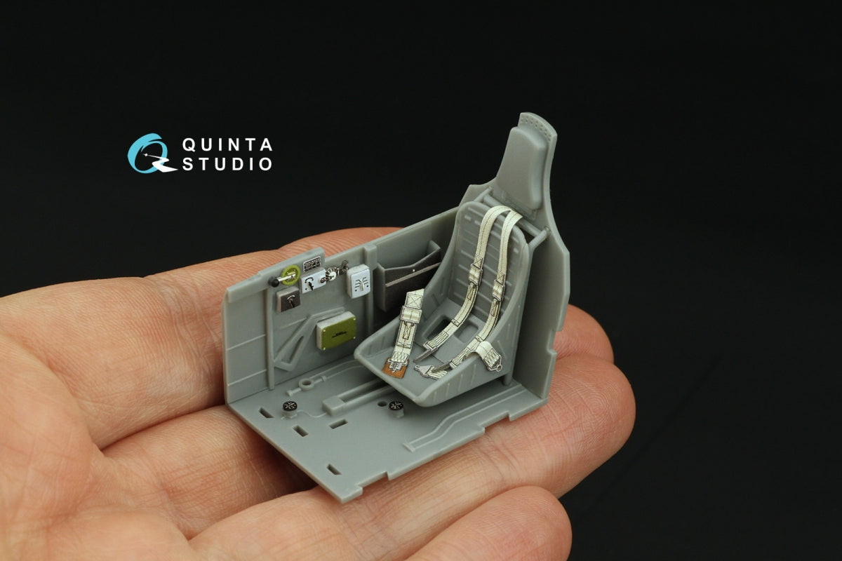 Intérieur imprimé en 3D et coloré sur papier décalcomanie Quinta Studio QD32122 P-40E War Hawk (Trumpeter) 1/32 – immagine 6