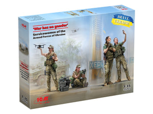 ICM 35755 « La guerre n&amp;#39;a pas de genre » Femmes militaires des forces armées ukrainiennes 1/35