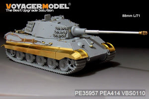 Maquette Voyager PE35957 Char King Tiger allemand de la Seconde Guerre mondiale (tourelle Hensehel) pour HOBBYBOSS 84533 1/35 – image 16