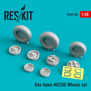 RESKIT RS48-0304 BAE HAWK MK200 ENSEMBLE DE ROUES 1/48