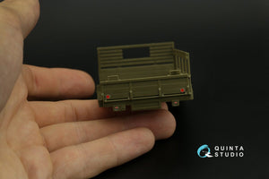 Intérieur imprimé en 3D et coloré sur papier décalcomanie Quinta Studio QD48029 GMC CCKW 353 (cabine ouverte) (Tamiya) 1/48 – image 6