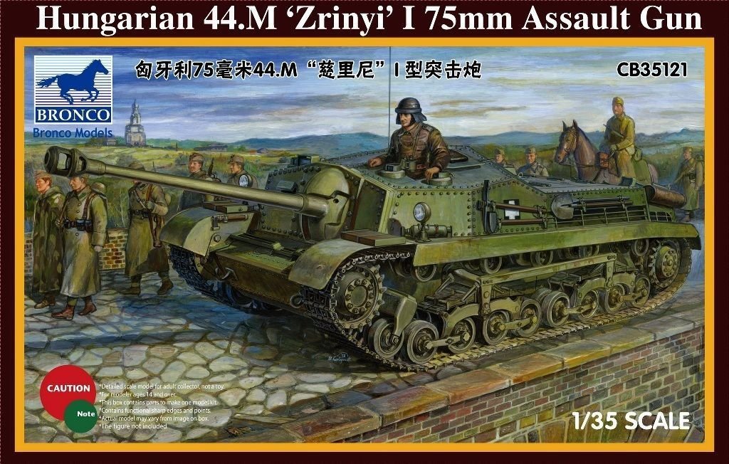 Bronco CB35121 Canon d&amp;#39;assaut hongrois de 75 mm 44.M (1/35)