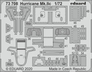 Maquette Eduard 73708 Hurricane Mk. IIc pour Arma Hobby au 1/72