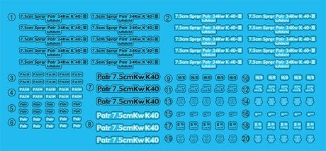 Das Werk DW35027 allemand 7,5 cm Pak40 avec 4 figurines 1/35  – image 6