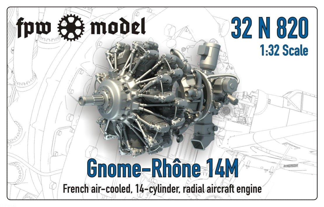 FPW Modèle 32N820 Gnome-Rhône 14M 1/32