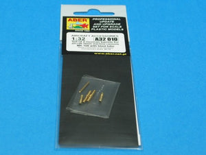 Aber A32010 Ensemble de 2 canons pour mitrailleuses d&amp;#39;avions allemands MK 108 de 30 mm avec tube de souffle (1/32) – imagen 7