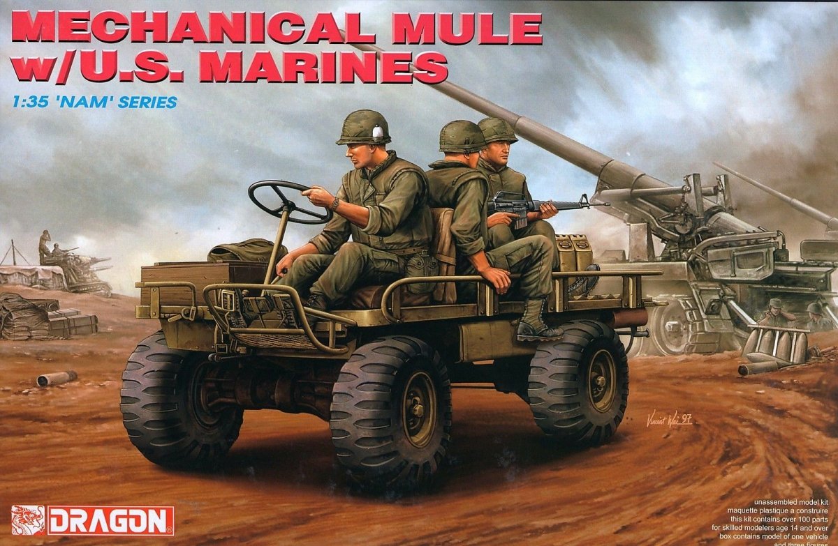 Dragon 3317 Mule mécanique avec Marines américains (1/35)