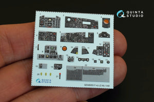 Intérieur imprimé en 3D et coloré sur papier décalcomanie Quinta Studio QD48055 F-4J (pour kit ZM SWS) 1/48 – immagine 4