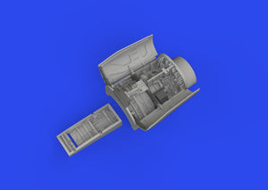 Eduard 648984 Baies de train d&amp;#39;atterrissage F-16C (version tardive) - Maquette KINETIC PRINT au 1/48 – imagen 2