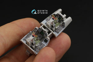 Intérieur imprimé en 3D et coloré sur papier décalcomanie Quinta Studio QD72027 F-14A (pour maquette Hasegawa) 1/72 – image 4