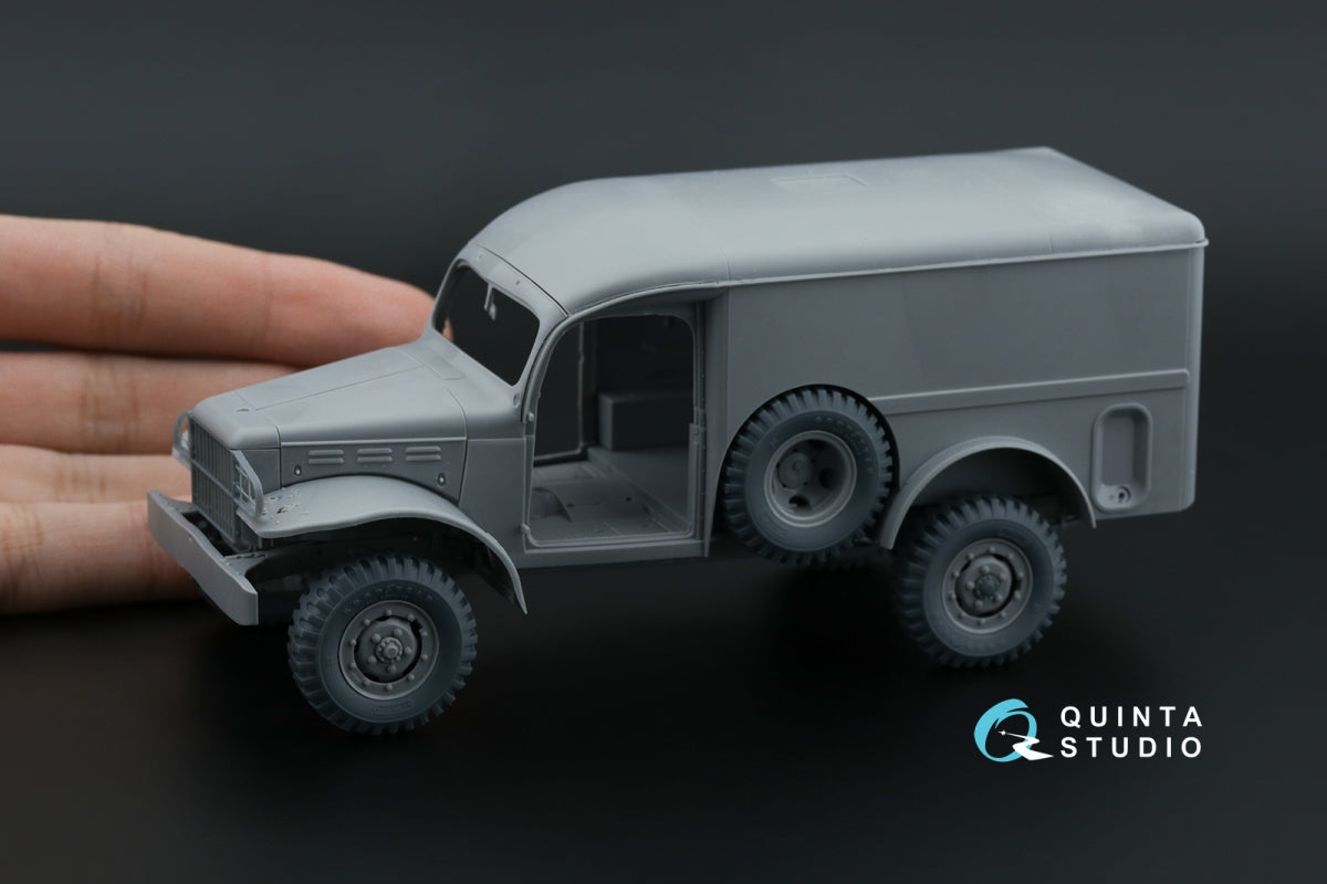 Quinta Studio QT35011 Jeu de pneus Dodge WC Family (Zvezda) 1/35  – image 7
