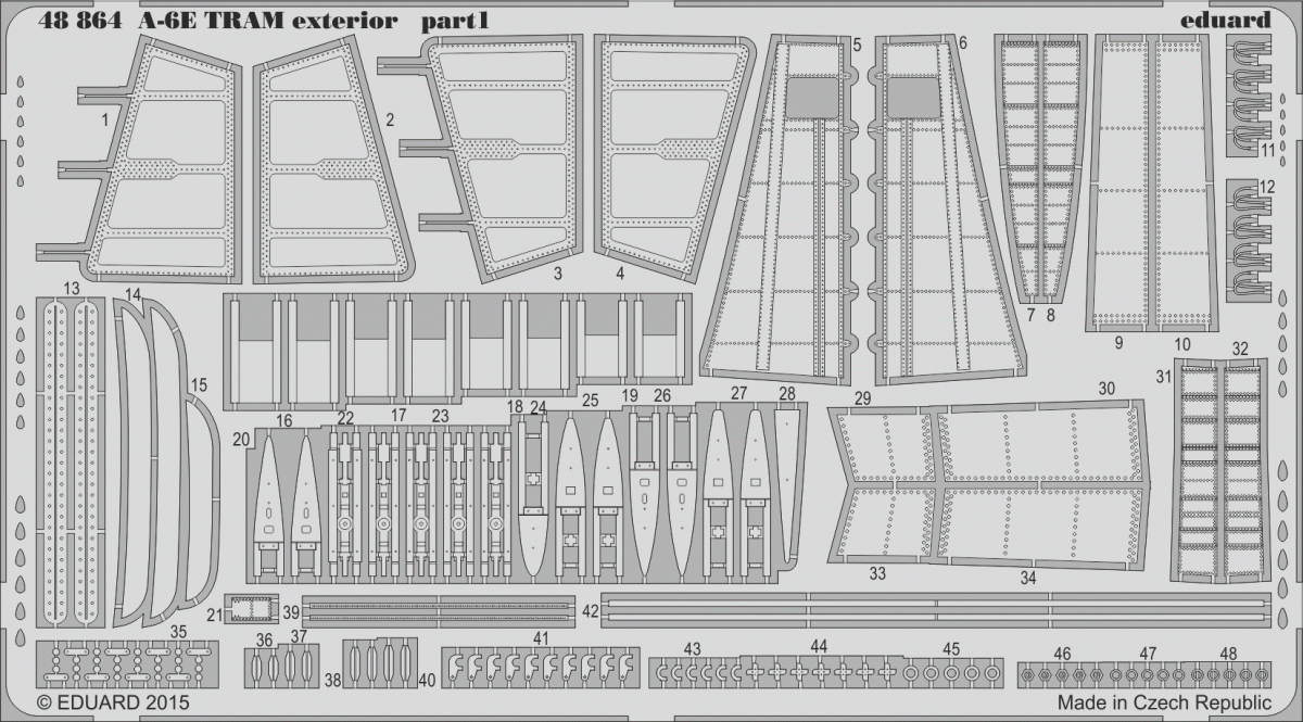 Eduard 48864 A-6E TRAM extérieur 1/48 HOBBY BOSS