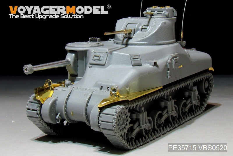 Maquette Voyager PE35715, char moyen américain M3A1 Lee de la Seconde Guerre mondiale (modèle de base) pour TAKOM 2114 au 1/35 – image 10