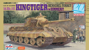 Tourelle Dragon 6303 Kingtiger Henschel avec Zimmerit (1/35)