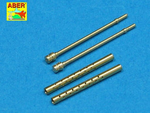 Aber A32012 Ensemble de 2 canons pour mitrailleuses d&amp;#39;avion japonaises Type 97 de 7,7 mm (1/32)