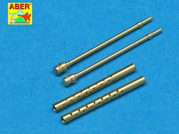 Aber A32012 Ensemble de 2 canons pour mitrailleuses d&amp;#39;avion japonaises Type 97 de 7,7 mm (1/32)