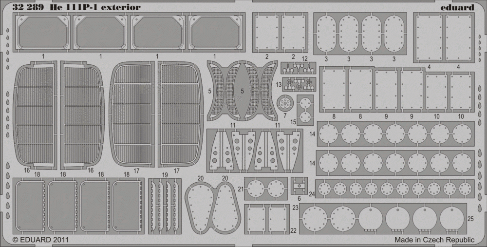 Eduard 32289 He 111P-1 extérieur 1/32 Revell