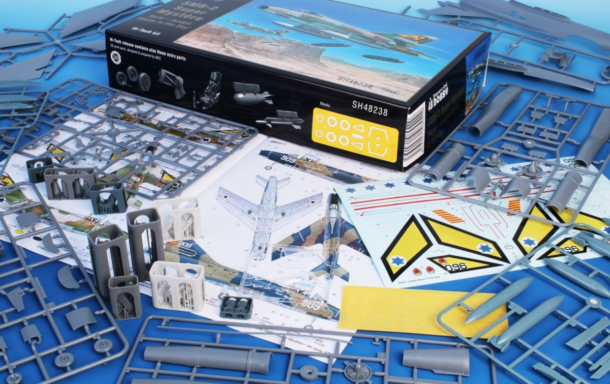 Special Hobby 48238 Dassault SMB-2 Super Mystère / Sa&amp;#39;ar - Tempête israélienne dans le ciel (Maquette haute technologie) 1/48 – image 16