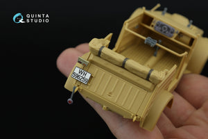 Intérieur imprimé et coloré en 3D sur papier décalcomanie (Tamiya) (avec pièces en résine imprimées en 3D) Quinta Studio QD+35141 Kubelwagen Type 82, échelle 1/35 – imagen 12