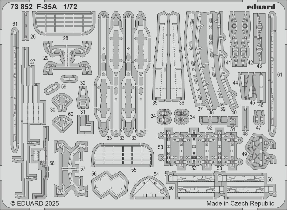 Eduard 73852 F-35A REVELL 1/72 – immagine 2