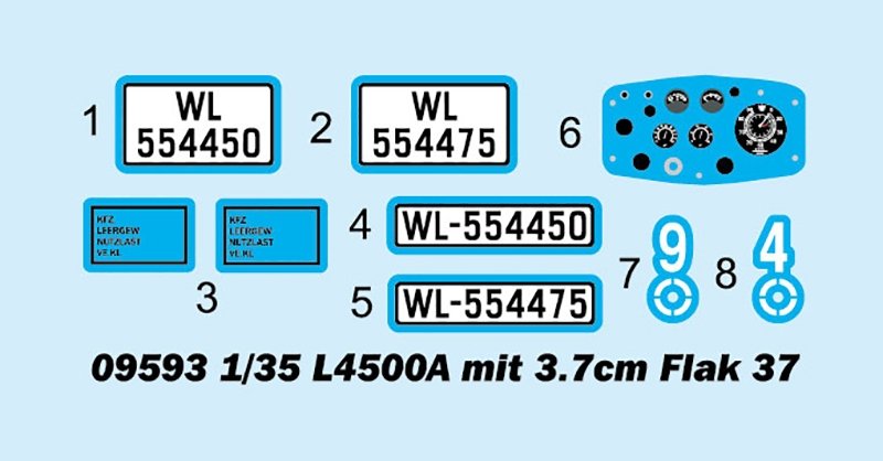 Trumpeter 09593 L4500A avec Flak 37 1/35 de 3,7 cm – Bild 13