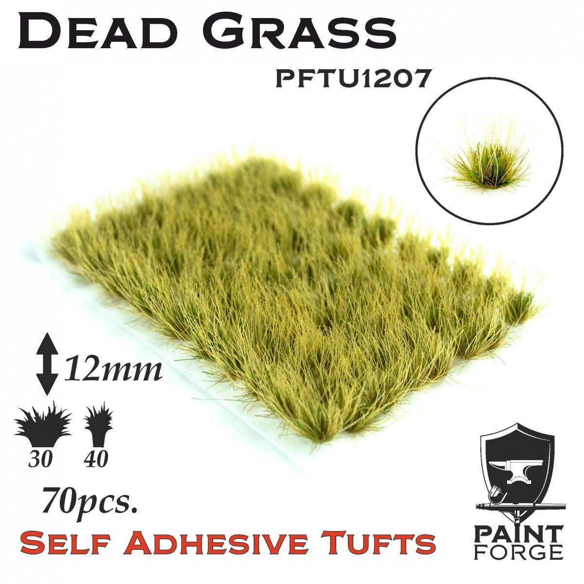 PAINT FORGE PFTU1207 - Kępy traw Dead Grass 12mm