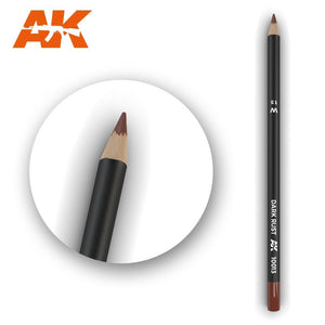 Crayon aquarelle AK Interactive AK10013, couleur rouille foncée