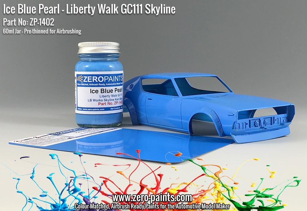 Peinture Zero Paints ZP-1402 - Bleu Glacé nacré pour Liberty Walk GC111 Skyline (Ken Mary) 60 ml – immagine 2
