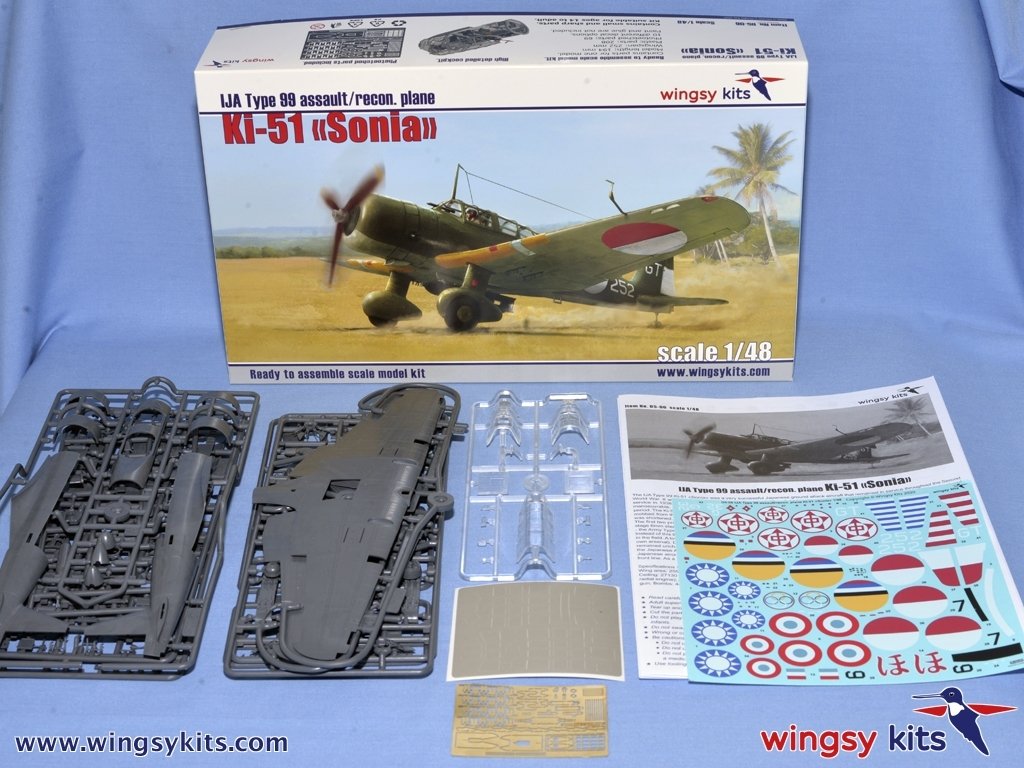 Maquette Wingsy Kits D5-06 IJA Type 99 Ki-51 « Sonia » dans d&amp;#39;autres armées, échelle 1/48 – immagine 2