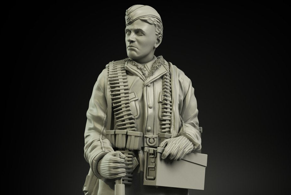 Panzer Art FI35-064 Waffen-SS Anorakanzug MG-42 ammo carrier 1/35 – zdjęcie 2
