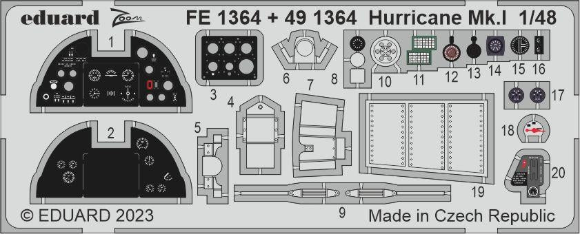 Maquette Eduard BIG49380 Hurricane Mk. et Hobby Boss au 1/48  – image 5