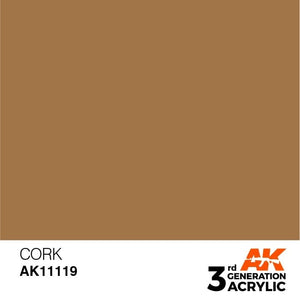 AK Interactive AK11119 BOUCHON EN LIÈGE – STANDARD 17 ml