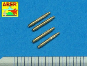 Aber A48 011 Jeu de 4 embouts de canon pour mitrailleuse d&amp;#39;avion allemande MG 131 de 13 mm (1/48)  – immagine 2