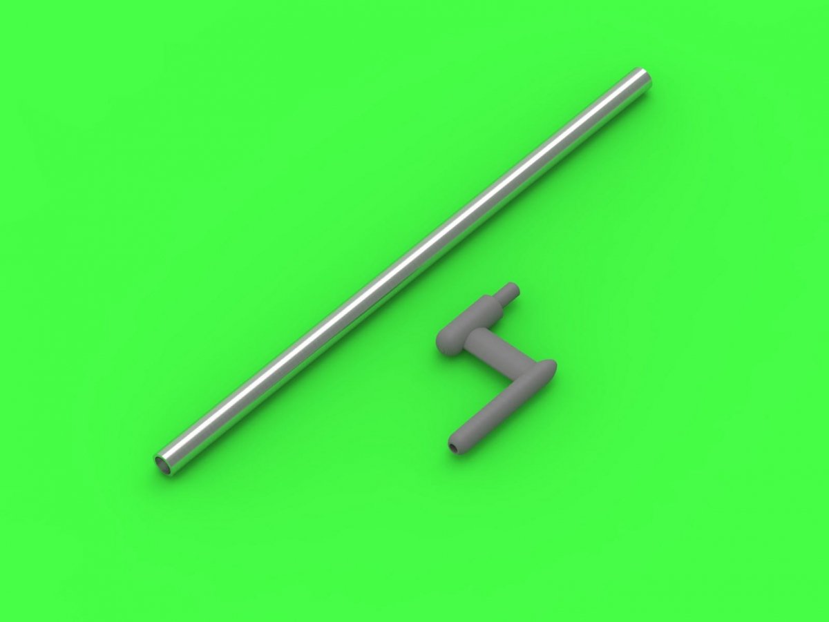 Master AM-32-117 American WWII Pitot Tube - Type &amp;quot;L&amp;quot; (1 pc.) - used mainly on export versions of American aircraft - P-35, P-36, P-40, T-6, B-339 and others 1/32 – image 3