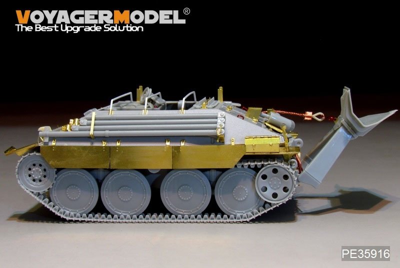 Maquette Voyager PE35916 Bergepanzer Hetzer Basic allemand de la Seconde Guerre mondiale pour THUNDER 1/35 – image 9