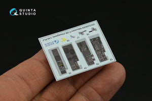 Intérieur coloré imprimé en 3D sur papier décalcomanie Quinta Studio QDS-48059 Mitsubishi F-2B (Hasegawa) (petite version) 1/48 – image 4