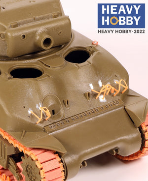 Heavy Hobby PT35057 Chenilles à suspension VVSS pour char Sherman T-41 de l&amp;#39;armée américaine (Seconde Guerre mondiale) au 1/35 – Bild 3