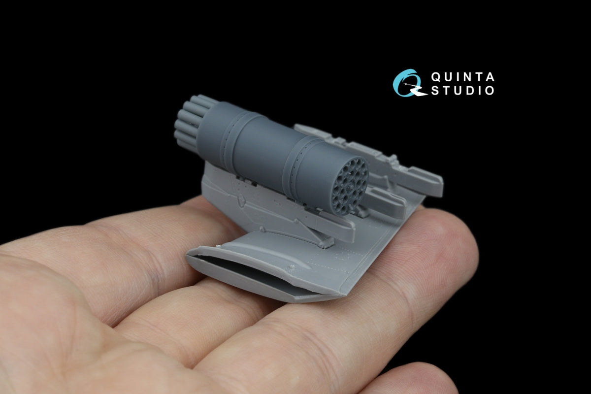 Quinta Studio QT48087 B-8V20A rocket pods, 2 pcs (for all kits) 1/48