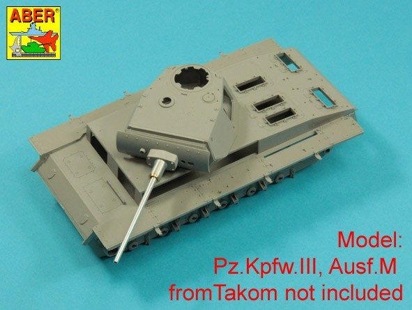 Canon Aber 35L-316 de 50 mm KwK39l/60 pour Panzer III J tardif, échelle 1/35  – immagine 7