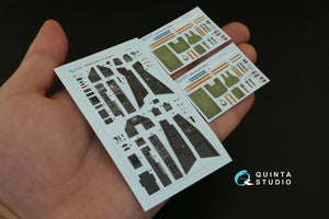 Intérieur imprimé en 3D et coloré sur papier décalcomanie pour le kit Kitty Hawk (Quinta Studio QD32013 Mirage 2000N) à l&amp;#39;échelle 1/32  – image 2
