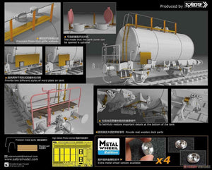 Sabre 35A04MW Kesselwagen Bauart Deutz (1941-1990) - Metal Whell Edition 1/35 – image 2