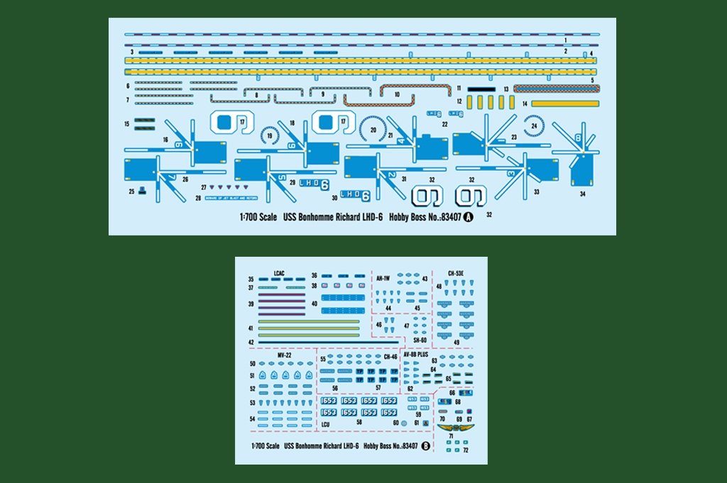 Hobby Boss 83407 USS Bonhomme Richard LHD-6 1/700 – image 3